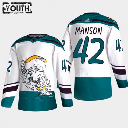 Dětské Hokejový Dres Anaheim Ducks Dresy Josh Manson 42 2020-21 Reverse Retro Authentic